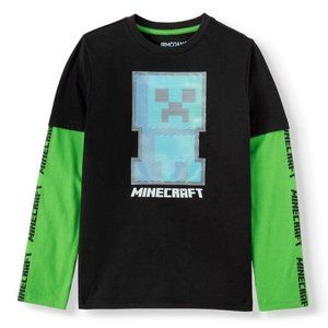 Minecraft "Line Sprite" Long Sleeve T-Shirt
